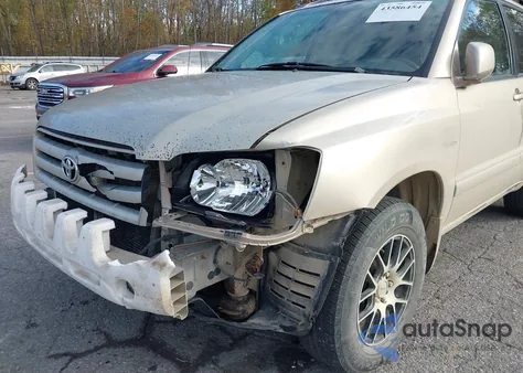 2006 Toyota Highlander V6 z USA, uszkodzony, nr VIN JTEDP21A060106307